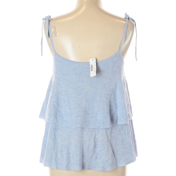 NWT J.CREW 100% Merino Wool Tiered Knit Tank Top - Picture 5 of 8